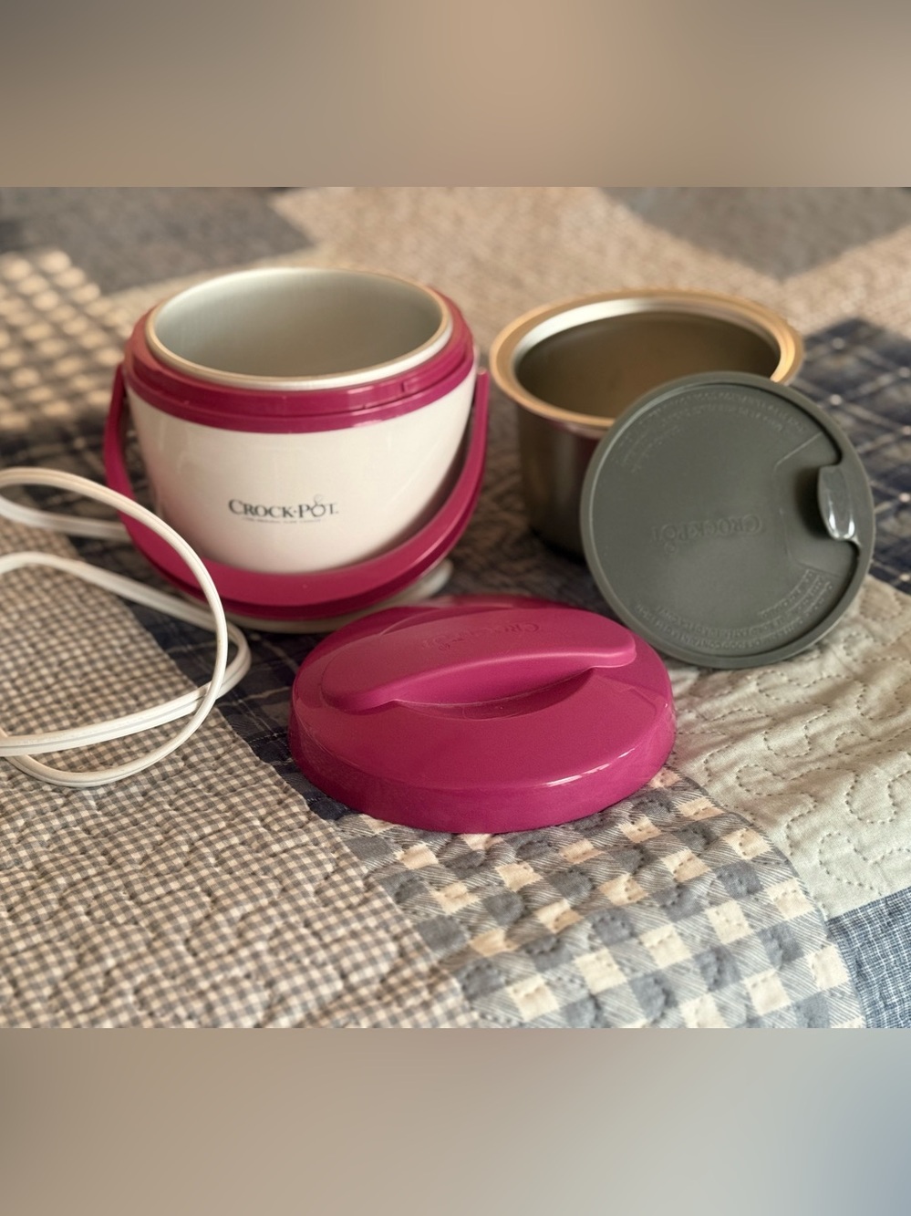Crock-Pot Pink Personal Electric Lunch Cooker